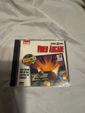 Vintage Video Arcade CD-ROM Game 33 Games Windows 3.1